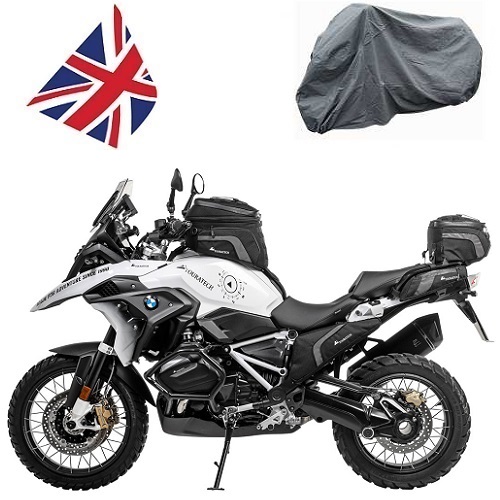 BMW GS WITH PANNIERS AND TOP BOX MOTORBIKE COVER 